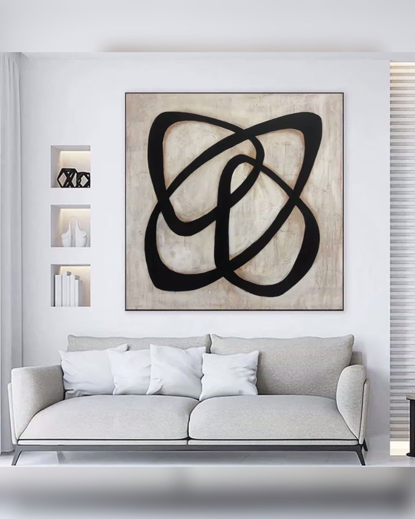 Infinito — Pintura Original a Mano 40x40 Pulgadas