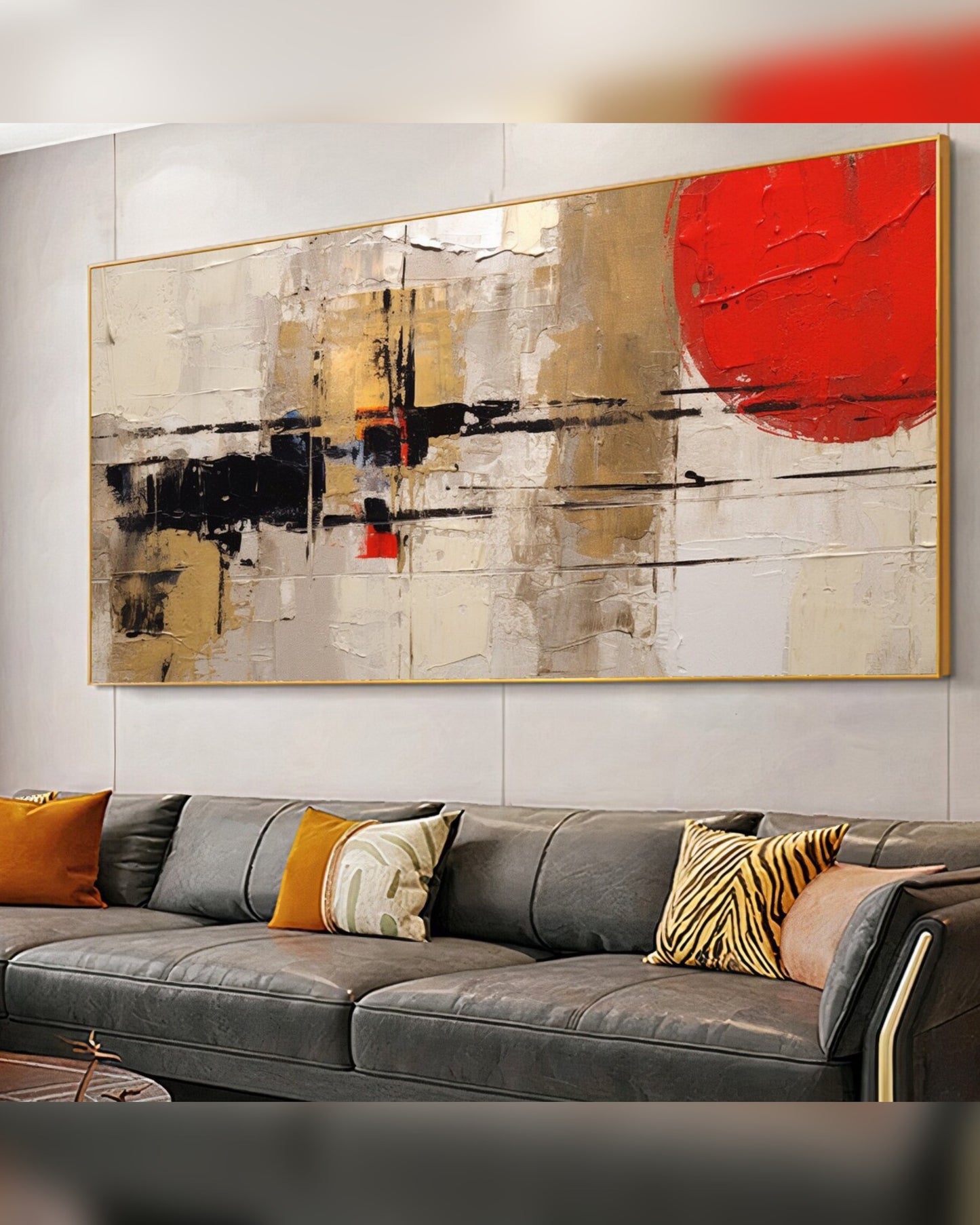 Luna Roja — Lienzografía Canvas Premium
