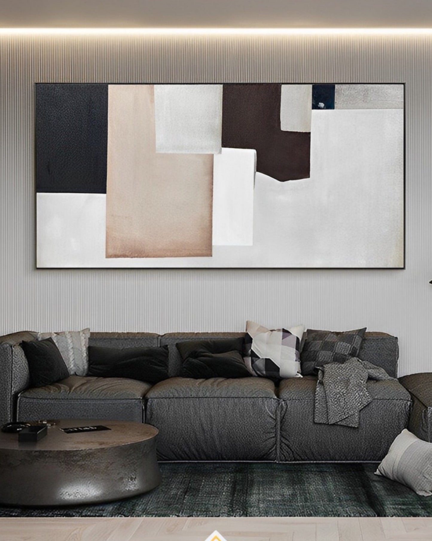 Bloques de Silencio — Pintura Original a Mano