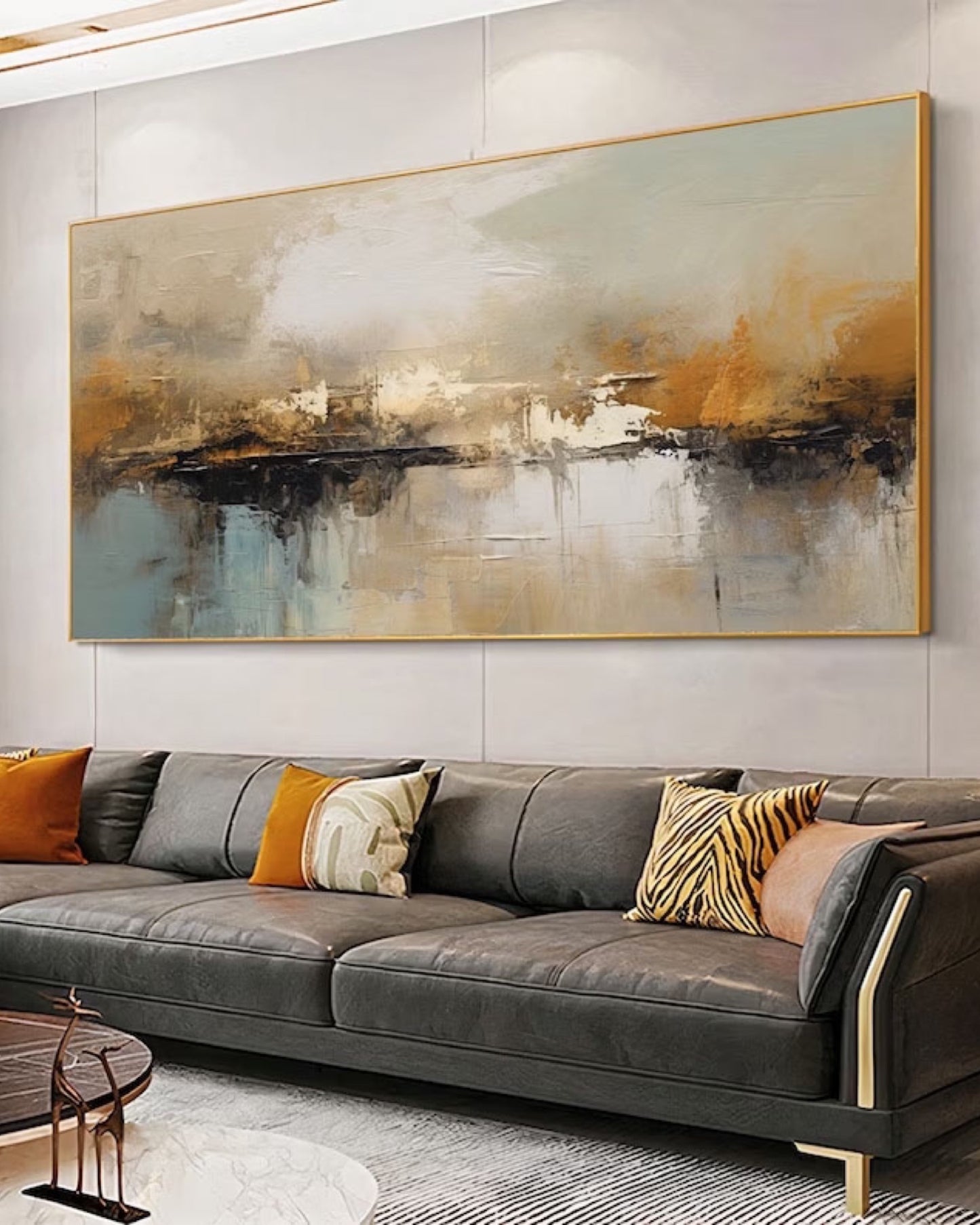 Horizonte Cálido — Pintura Original a Mano