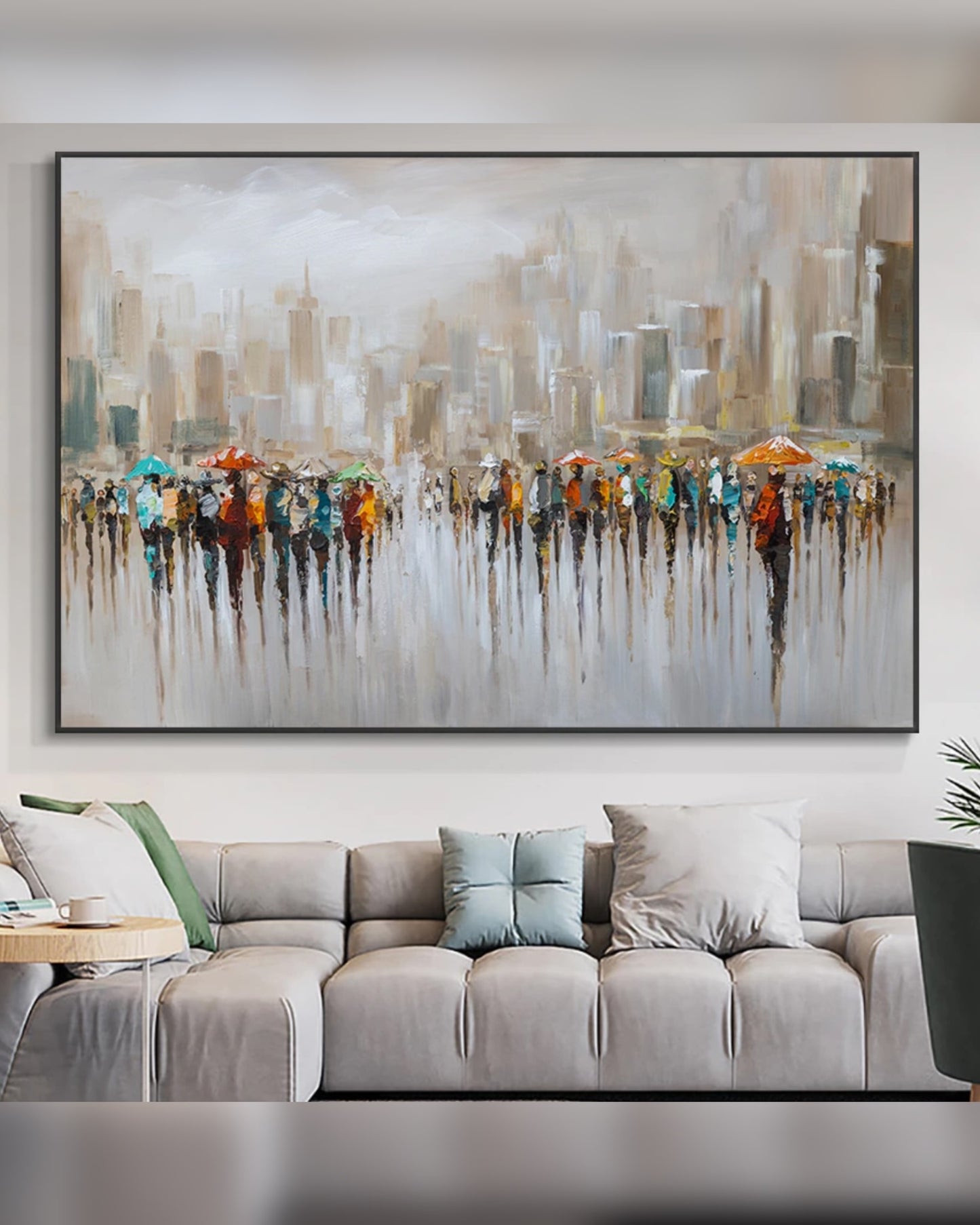 Lluvia de Colores — Pintura Original a Mano