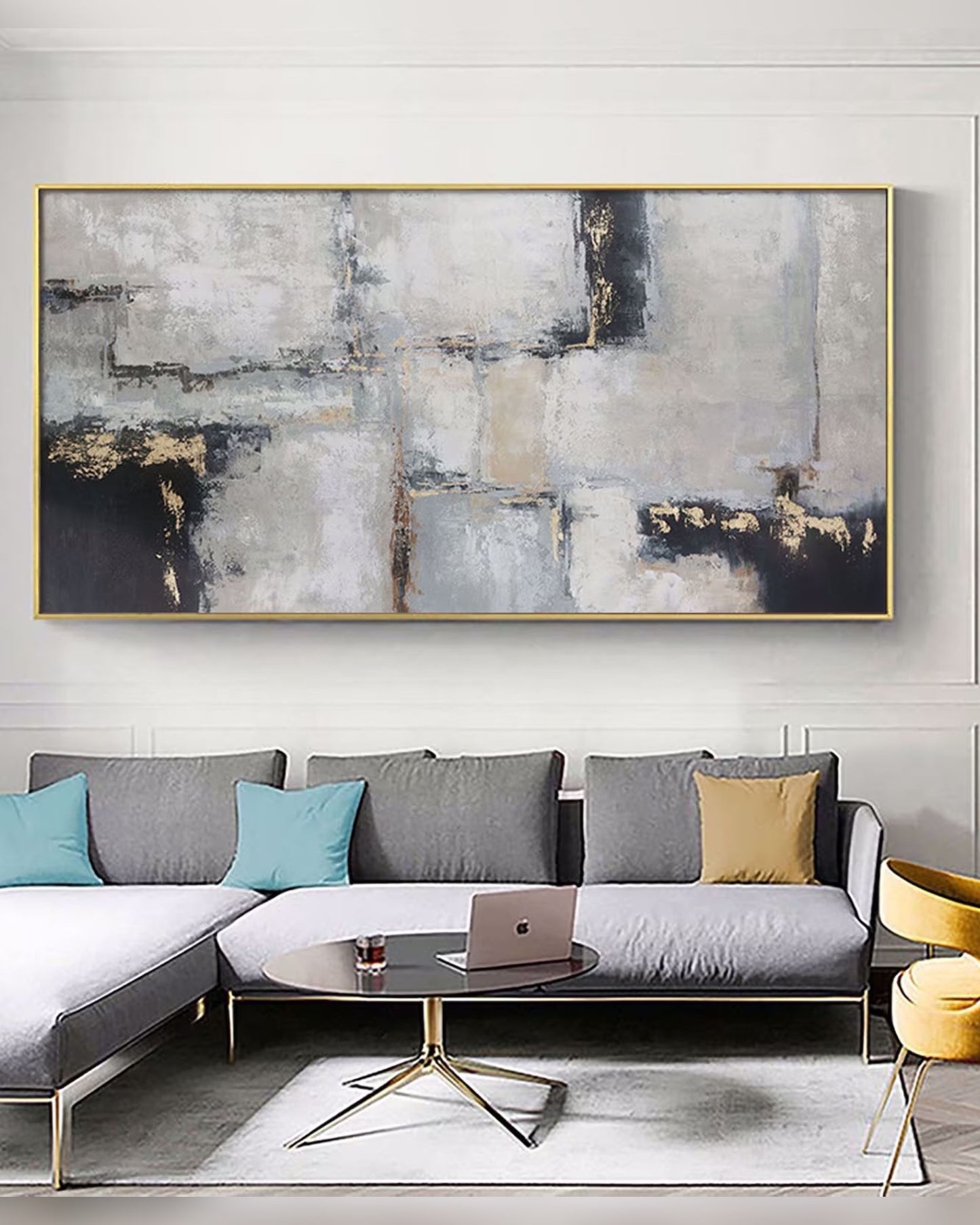 Laberinto Dorado — Pintura Original a Mano