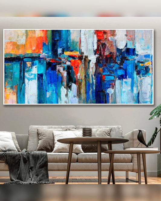 Explosión de Color — Lienzografía Canvas Premium